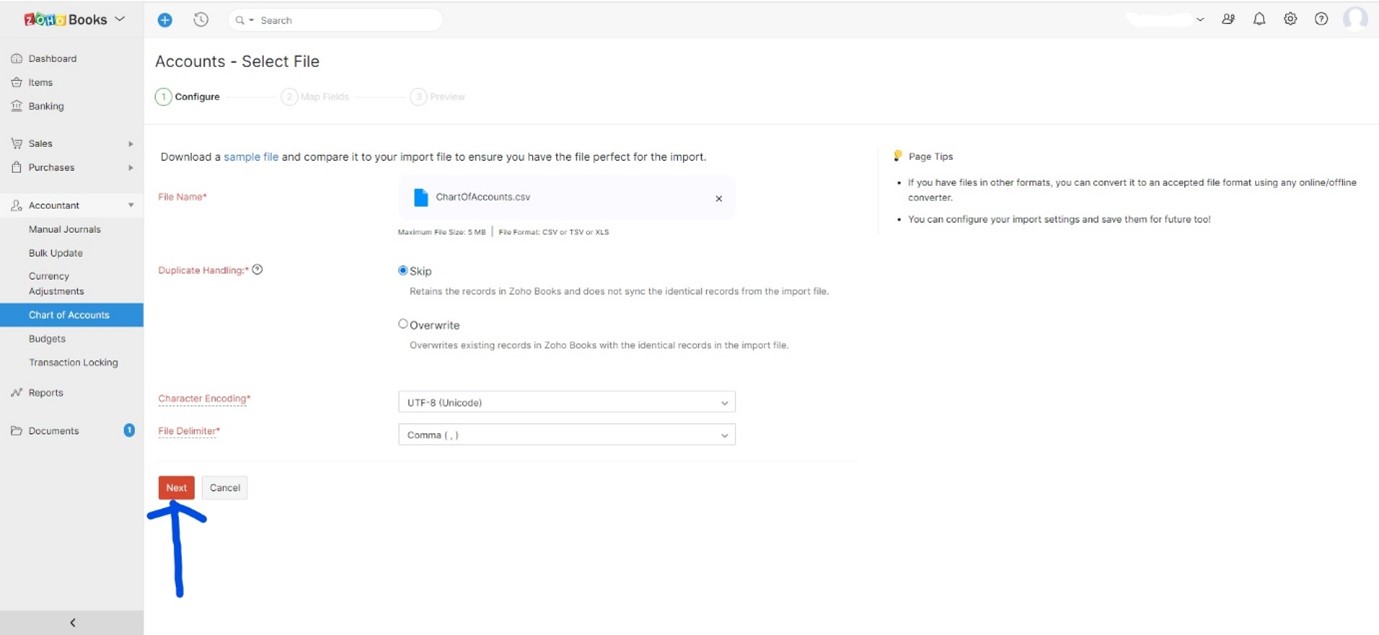 Xero to Zoho migration 10