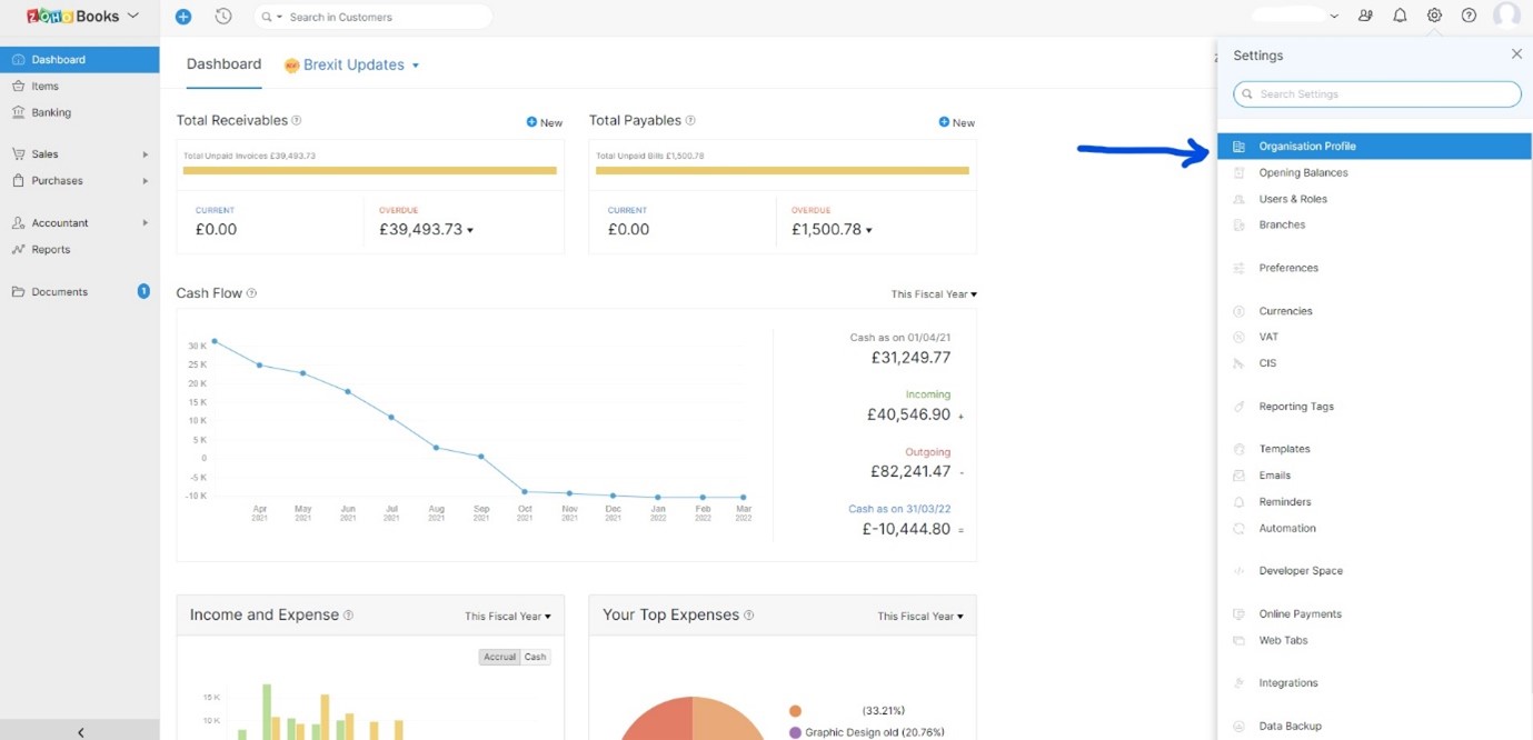 Xero to Zoho migration 4