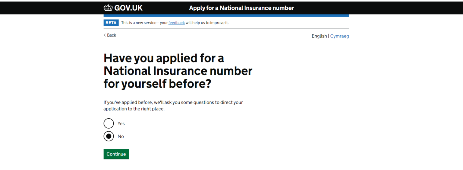 How to find my National Insurance Number (NINO) or Apply for a new one